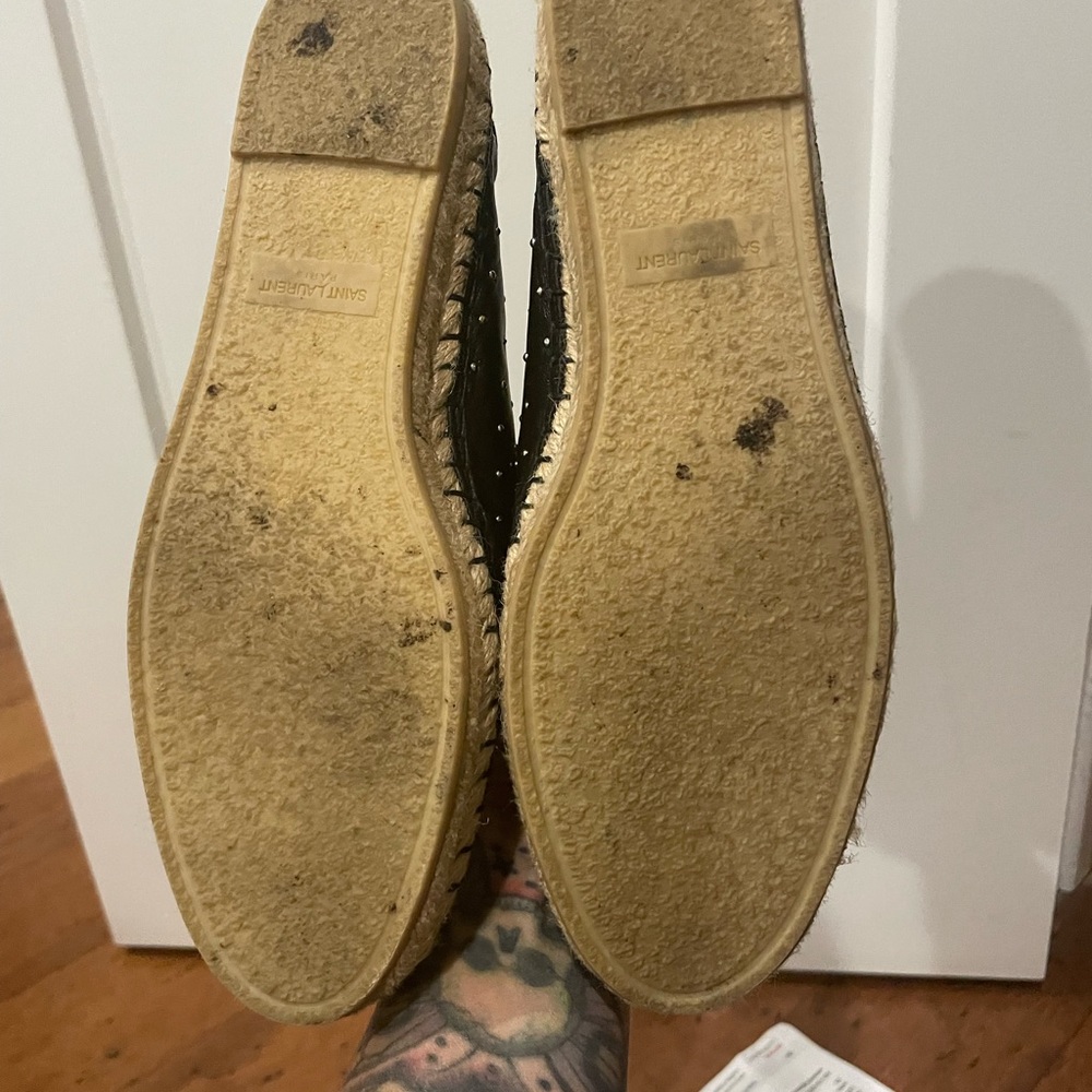 SAINT LAURENT STUDDED ESPARDRILLES - Picture 6 of 6